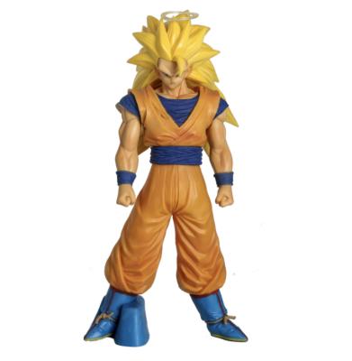 China Event Popular Japanese Handmade Toy Doll Super Anime Cartoon Dragon SunWukong Vegeta Majin Buu Collectible PVC With Base for sale