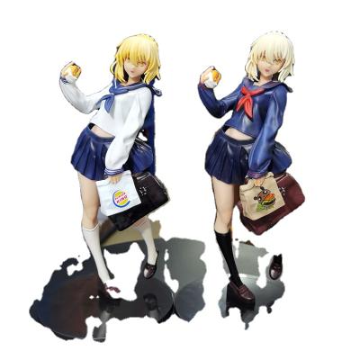 China Cartoon Toy Fate /stay Night Saber And Saber Of Burger King Model Toys Black Action Number for sale