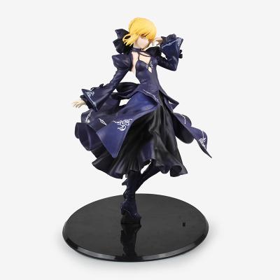 China Cartoon Toy Fate /stay Night Black Saber Black Dress Model Toys for sale