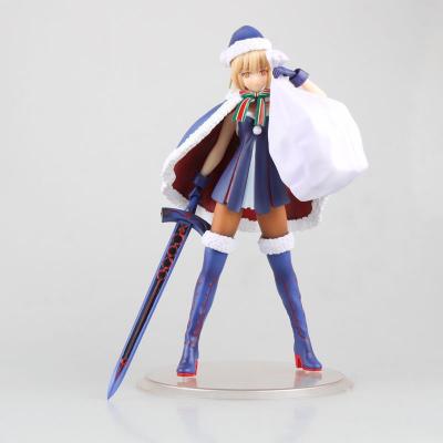 China Cartoon Toy Fate /Grand Order Christmas Costume Saber Model Toys for sale