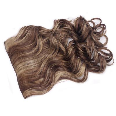 China Hot Selling Body Wave Fashion Synthetic Hair Apply Cute Curly Double Clips In Extensions for sale