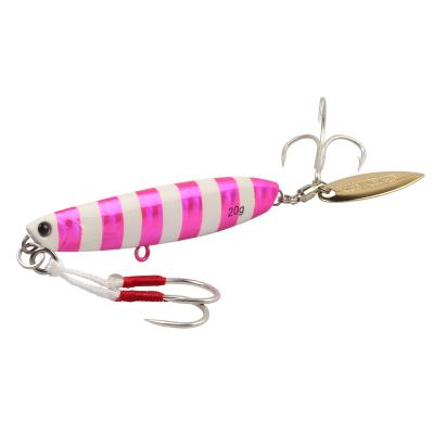 China Lead New Fishing Lures 15g 54mm Fish Baits Cast Metal Casting Lure for sale