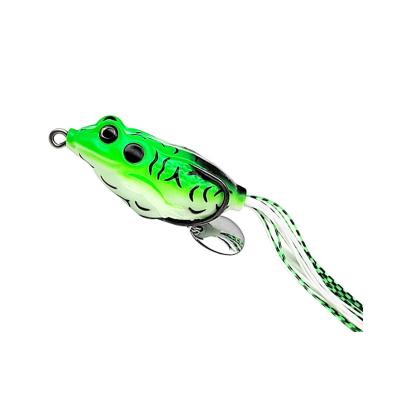 China High Quality New Style PVC Soft Plastic Frog Lure Fishing Lures 15g 60mm Silicon Snap Frog Lure for sale