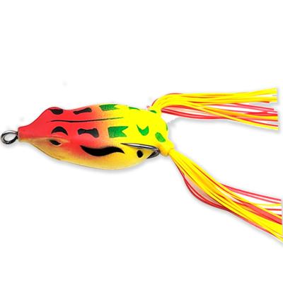 China New Soft PVC Frog Fishing Lures 12g 55mm Swimbait Rubber Frog Bait Topwater Frog for sale