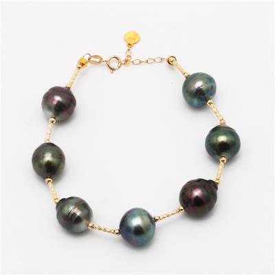 China TRENDY Hawaiian Bracelets Real Freshwater Baroque Pearl Bracelets For Pearl Jewelry for sale