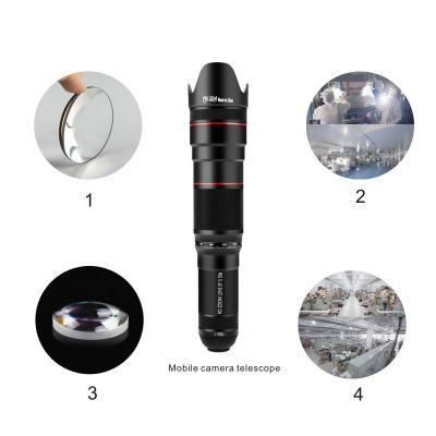 China Aluminum Plastic+Glass+ABS ED HD Mobile Phone Zoom Optics Telescope,Carry Bracket Single Eye Astronomical Lens for sale