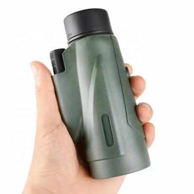 China BAK4 Zoom BAK4 Handheld Manual Prism HD 12x50 Waterproof Monocular Telescope Army Green With Tripod for sale