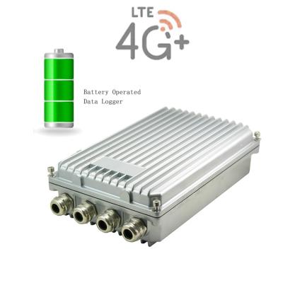 China 4G Metal Temperature Humidity GPRS Real Time Battery Powered Data Logger for sale