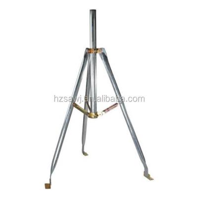 China satellite tv antenna 3FT antenna tripod mount with mast pole for 45cm60cm75cm90cm120cm ku band satellite dish antenna 3ft antenna tripod for sale