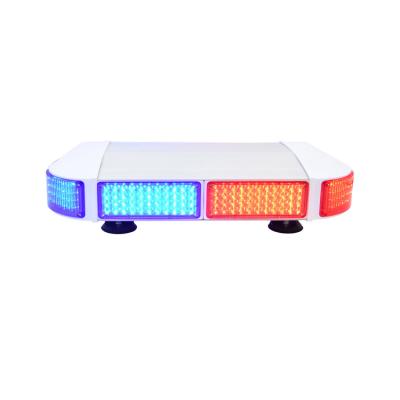 China PC+Aluminum Alloy Red Blue Amber White Emergency Strobe Light Bar For Police Ambulance Fire Vehicle for sale