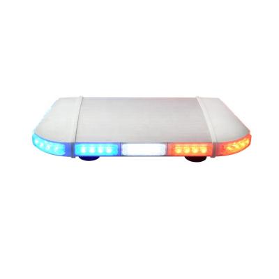 China New High Power Thin Blue White Red White Police LED Minute Blue Aluminum Alloy Cover PC + Light Bar for sale