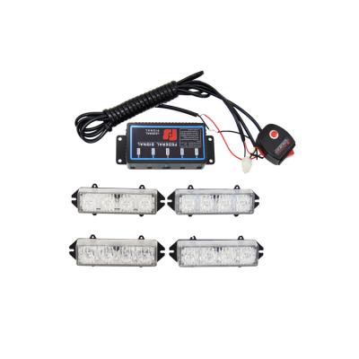 China pc& Aluminum Alloy Good Prices High Power Led Flashing Led Grill Light For Police Ambulance Fire Vehicle for sale