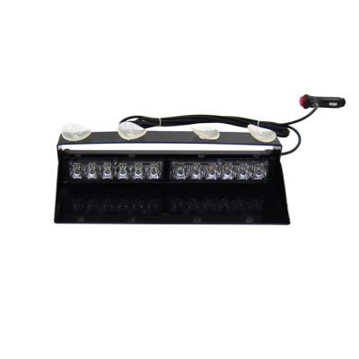 China PC+Aluminum Alloy LED Windshield Warning Light Car Strobe Lights Truck Emergency Flasher Lightbar Signal Lamp for sale