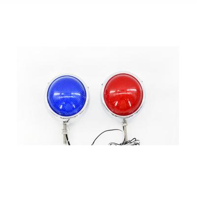 China pc& Aluminum Alloy Good Price Red Blue Strobe LED Flash Warning Light For Police Motorcycle for sale