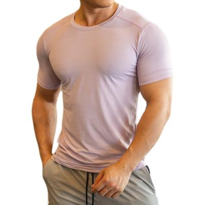 China Anti-wrinkle 2023 Men Short Sleeves Running T-shirts, Quick Dry Sport T-shirts, Fitness Gym Running Shirts,breathable Round Collar Sportswear for sale