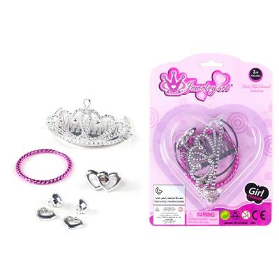 China ABS Girls Fashion Princess Toys Collection Role Play Princess Set Dress Up And Game Jewelry Toys For Sale for sale