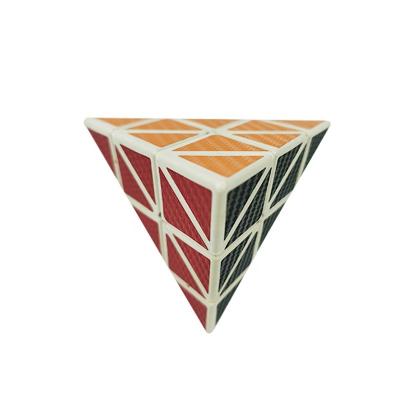 China Toy Wholesale triangular magic cube in logo educational cheap custom games for kids puzzle game cube toys for sale