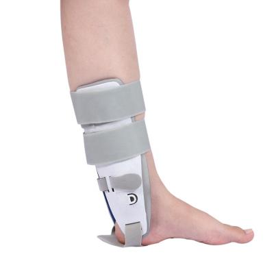 China Wholesale-Adjustable Elasticity Adjustable Comfortable Breathable Ankle Splint Sprain Corrector Ankle Stabilizer Brace for sale