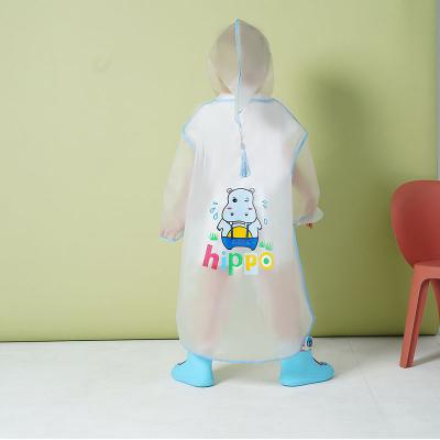 China 2022 new style soft healthy raincoat high quality waterproof gear for children reusable factory supply healthy cartoon portable printing for sale