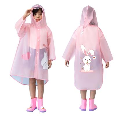 China 2022 Hot Selling Lightweight Factory Fashion Cartoon Raincoat Children Cheap Poncho For Outdoor Travel for sale