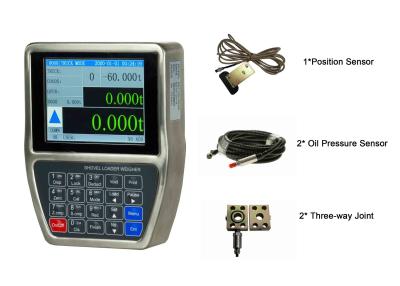 China Doosan Wheel Loader Scale, Stainless Steel Digital Load Cell Indicator For Onboard Truck Weighing Systems for sale