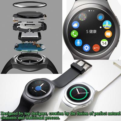 China Samsung Watch Gear S2 Fashion Shape IPS 240 x 240 Pixels High Definition Round-shaped Screen Smart Watch Phone for sale