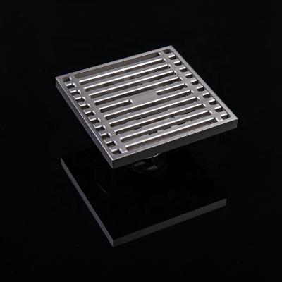 China Contemporary Bathroom Floor Drain Square Brass Floor Drain Trap for sale