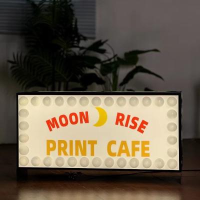 China Double Sided Sunscreen Acrylic Outdoor Waterproof Billboard Sign Light Box Shop Buildings Wrought Iron Side Runs LED. for sale