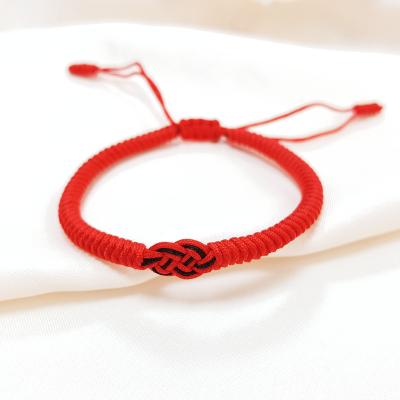 China IVIAPRO New Arrival FASHIONABLE Hand & Red Rope Black Woven Rope Bracelets For Couples for sale