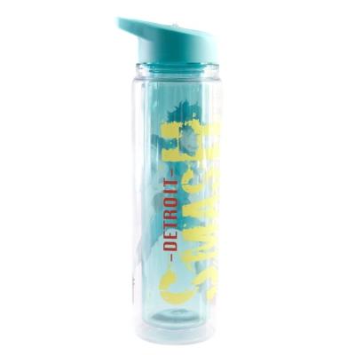 China Sustainable Baby Safe Easy Drinking Plastic Water Bottle With Suction Straw for sale