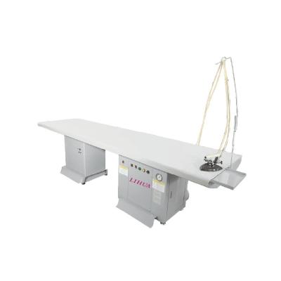 China 220v/380v Spanning Elektrisch half-automatisch stoomstrijkijsttafel voor huishoudelijk textielstof Te koop