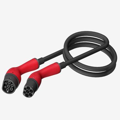 China 12 Month Warranty 11kw Type - 2 To Type - 2 Electric Car Charger IEC 62196-2 Ev Plug Charging Cable Type - 2 for sale