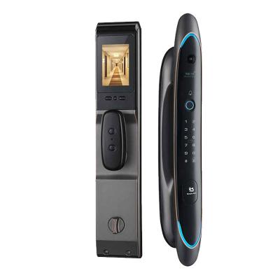 China 2021 hot sale anti-theft fingerprint password smart lock with visual doorbell MJ-88 for sale