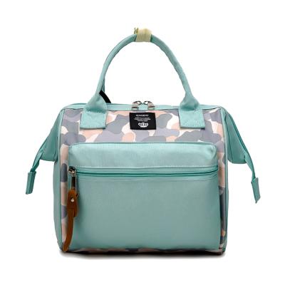 China Multi-Functional Small Capacity Portable Waterproof Travel Double Shoulder Baby Diaper Bag Mummy Bag Mummy Backpack for sale