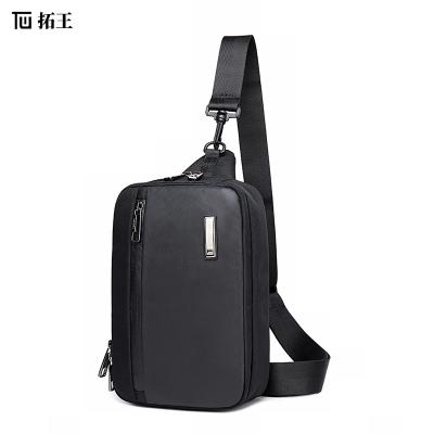 China Oxford Cloth Chest Bag Men Chest Bag Trend One Shoulder Messenger Backpack Single Waist Bag Manufacturer Waterproof Fabric for sale