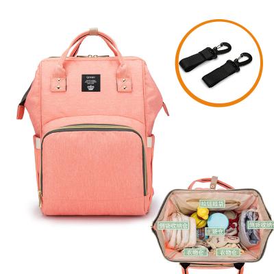 China Multifunctional Anti-theft Custom Travel Mothers Baby Bag Large Capacity Mommy Diaper Bag for sale