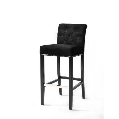 China Modern Solid Wood Home Furniture Fabric Leisure Bar Chair/Button Back Barstool (KY-3207) for sale