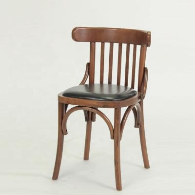 China Rustic Antique Style Solid Wood Dining Chair/Restaurant Home Useful Armless Chair/Cafe Wood Chair (CH-285) for sale