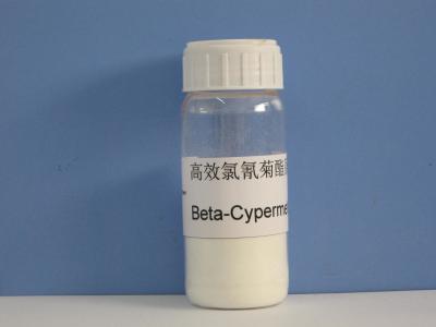 China Beta-Cypermethrin el 95% TC, insecticida piretroide, pesticida del control de parásito, amarillo claro al polvo cristalino blanco. en venta