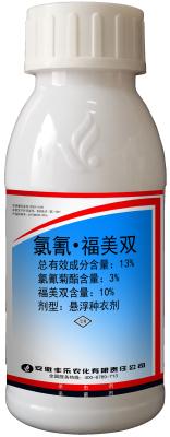 China Cypermethrin 3% Thiram 10% FS Seed Coating Pesticide for sale