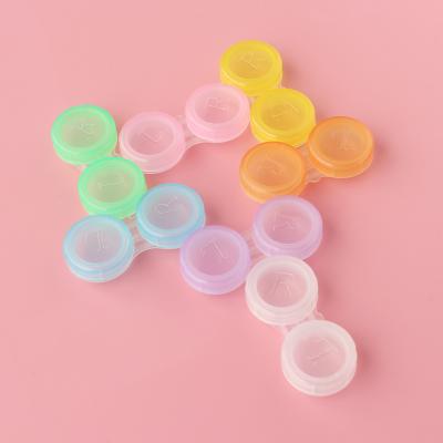 China Fashion Contact Lens Easy Carry Hot Sale Display Box Logo Contact Lens Case Custom Made Wholesale Durable for sale