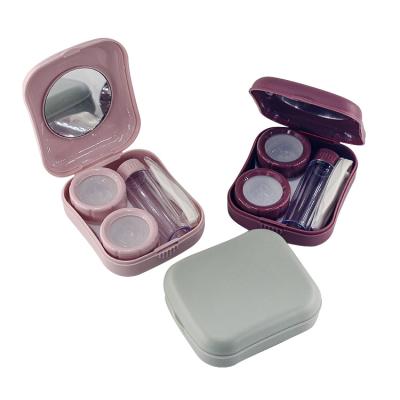 China The lens / hot selling eco-friendly contact lens case lens case colorful contact lens case with contact lens accessories for sale