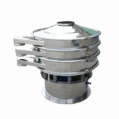 China Factory Food Industry Grain Pollen Sieve 2 Layers Vibrating Screen Circular Rotary Sieve Machine for sale