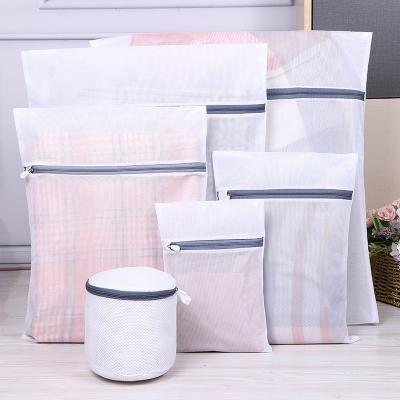 China Modern Simplicity Polyester Wash Bag Laundry Net Bra Bangs Large And Medium Wash Underwear Mesh Laundry Bags for sale