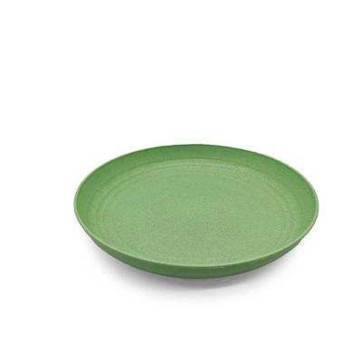 China Sustainable Food Dish Free Plastic Plate Microwave Safe Salad Cake Dishes Unbreakable Dinner Dishes for sale