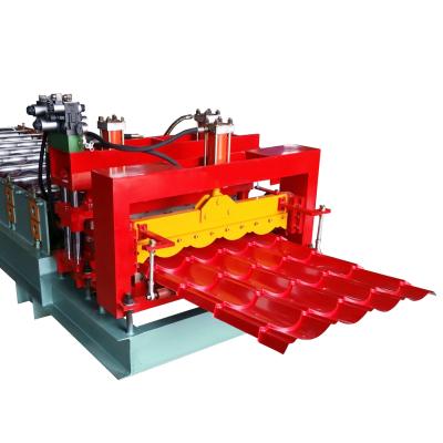 China Building Material Stores Building Material Stores Building Material Stores Glazed Roof Panel Tile Roll Making Machine for sale