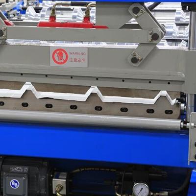 China Building Material Stores Building Material Stores Double Layer Self Lock Roofing Automatic Roof Sheet Roll Forming Machine for sale