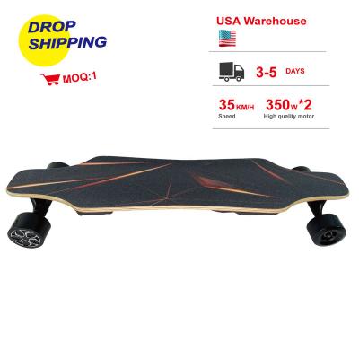 China Youth Electric Skateboard PP Industrial Cheap Fast Thin Mountain All Terrain 35 Kilometer 4 Wheel Smart Electric Skateboard Flat Plate for sale