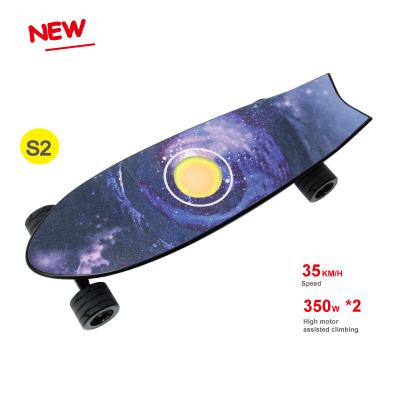 China China Wholesale Unisex Dual Skate Waterproof Board All Terrain Skateboard Longboard for sale