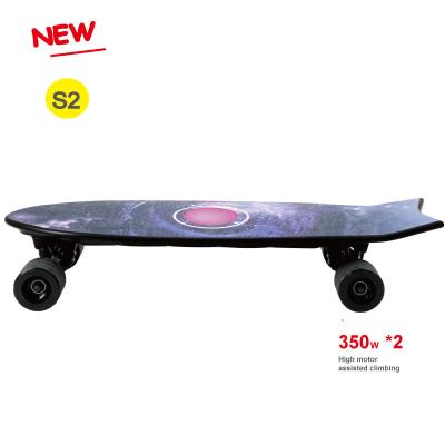 China Unisex Hub Motor Big Wheel Electric Skateboard Off Road Mountain Electric Board for sale